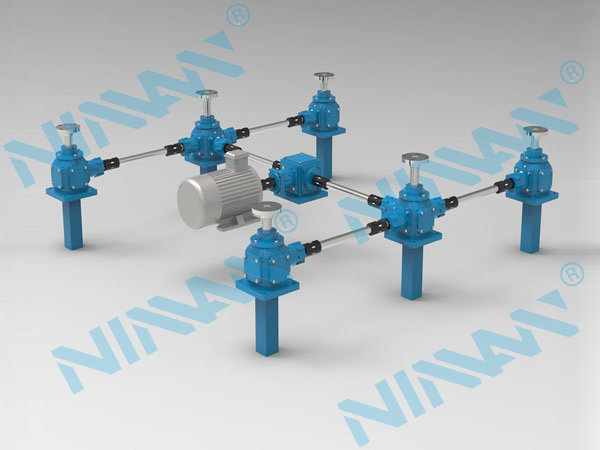 SNL螺旋齒輪升降機(jī)-組合同步升降 SNL螺旋齒輪升降機(jī)-組合同步升降